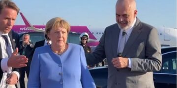 VIDEO/ Rama përcjell Merkelin: Shpresoj të na vizitosh prapë