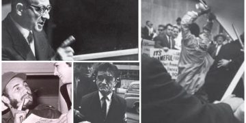 Prapaskenat e mbledhjes së OKB, si u ndalua Mehmet Shehu të dilte nga Manhatani: Fidel Kastro ngrohu shtratin me një bionde, Hrushovi i ra tavolinës me këpucë