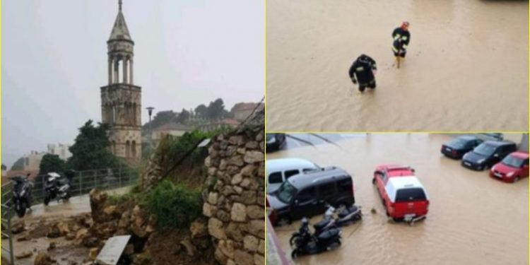 Moti i keq godet Italinë dhe Kroacinë: Pezullohet qarkullimi në Bolonja, mbyllen shkollat në Sardenjë, qindra ndërtesa nën ujë