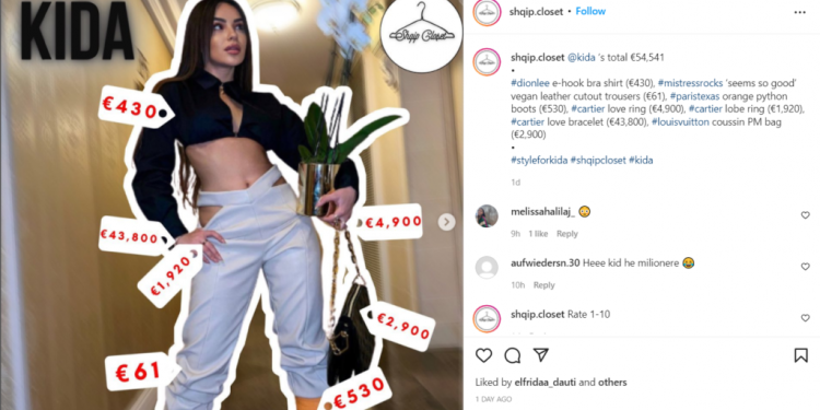 Këngëtarja shqiptare shpenzon 54 mijë euro për një veshje “modeste”