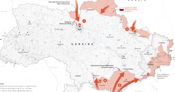 Dita e 11-të e luftës në Ukrainë: Bien sirenat e sulmit në qytetin qendror mes Kievit dhe Kharkivit