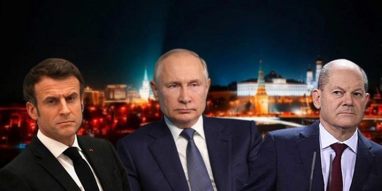 Scholz dhe Makron kundër ashpërsimit të toneve me Putinin, frikë nga lufta bërthamore që mund të shkaktojë “Cari”