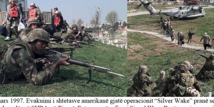 Histori nga tentativa e futjes së vendit në luftë civile nga Berisha dhe berishët / Tiranë, 15 mars 1997, kur evakuohej ambasada amerikane me helikopterë ‘Sikorsky’