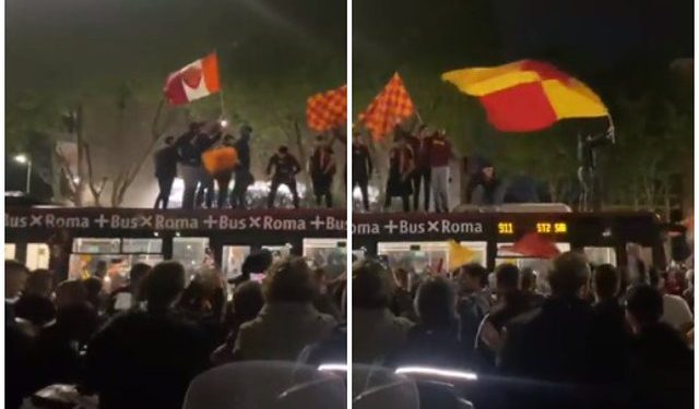 VIDEO/ “Në Tiranë shkojmë me not”! Tifozët e Romës nuk përmbahen në festën për finalen