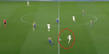 VIDEO/ Po ky çfarë pasimi ishte? Theo Hernandez shpik një mënyrë të re sesi shërbehet topi, fallco për trajektoren e pazakontë