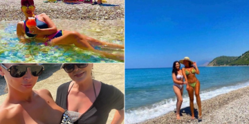 ë dekadën e 6-të të jetës, Eli Fara dhe Irma Libohova pozojnë me bikini. Zbuloni sekretet e këngëtareve për linjat elegante