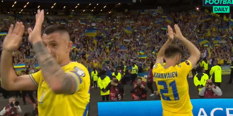 VIDEO/ Pak gëzim në kohë lu.fte! Ukraina bën krenar popullin e saj, siguron finalen për në Botërorin e Katarit