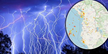 “Perdja e zjarrit”! Ky është fenomeni i frikshëm që ndodhi gjatë natës shumë pranë Tiranës: U përfshinë disa qytete