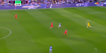 VIDEO/ Haland shënon një gol që vjen me asistin e portierit, por shihni mbrojtjen e Brighton që nuk do të falej as në…kalçeto