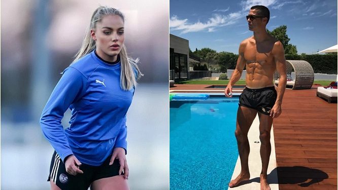 Konsiderohet futbollistja më e bukur në botë, Ana Markoviç “e fiksuar” pas Ronaldos: Ai është idhulli im