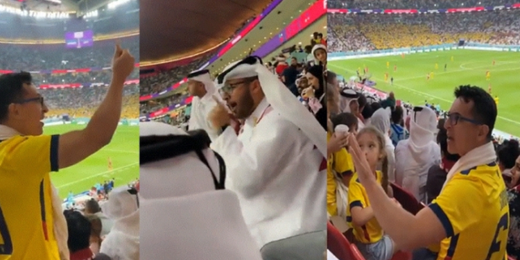 “Qepe dhe ulu aty”! Po bën xhirron e rrjetit: Tensione mes tifozit të Ekuadorit dhe Katarit në stadium: Keni vetëm lekë… (Video)