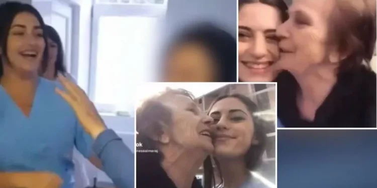 “Shpirt, dritë e …”! Pas skandalit, dalin pamje ku e moshuara trajtohej me dashuri në azil (Video)