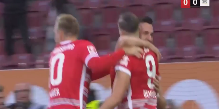 VIDEO/ Kronometri po numëronte sekondën e 32-të, sulmuesi shqiptar shënon pa nisur mirë ndeshja në Bundesligë