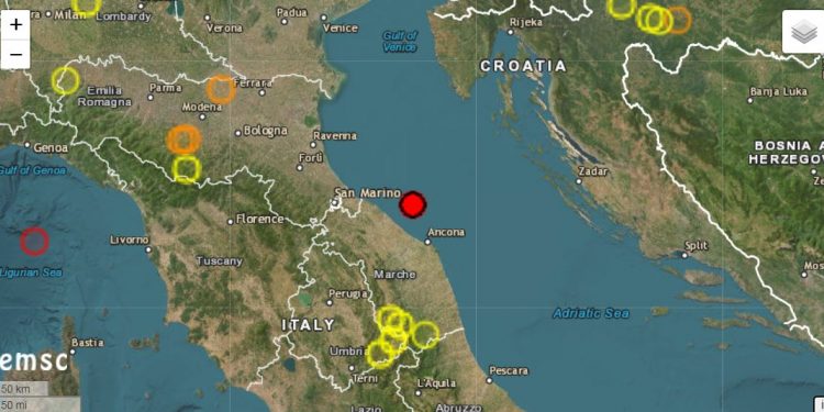 Tërmeti i fuqishëm godet Italinë. 6 lëkundje të tjera sizmike ndodhin më pas
