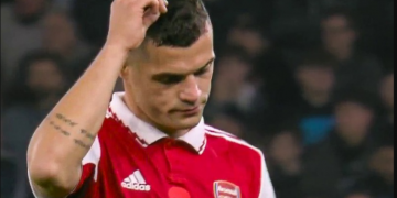 Frikë për Kampionatin Botëror: Granit Xhaka largohet i dëmtuar në ndeshjen e fundit të Arsenalit