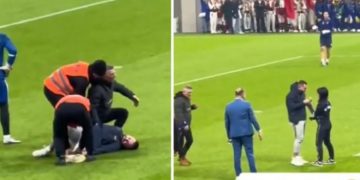 Faqja angleze publikon momentin e propozimit për martesë në stadiumin ‘Air Albania’: Imagjinoni po t’i thoshte ‘Jo’