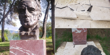 Muli i zënë ngushtë nga prishja e varrit të Mithat Frashërit