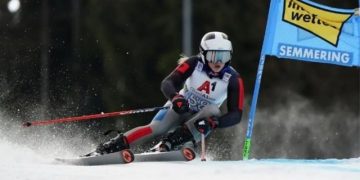 Lara Colturi shpallet kampione bote në ski me flamurin shqiptar
