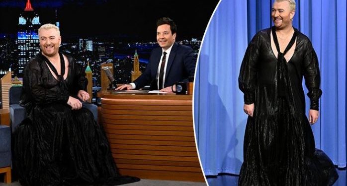 Sam Smith shokon publikun: Shkon me fustan në emisionin e Jimmy Fallon