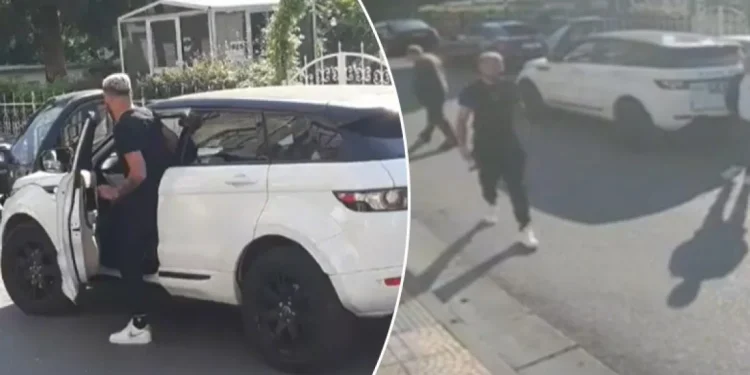 Luizin dhe Kiarën i zë shiu në mes të Tiranës: ‘S’është momenti për romanticitet’