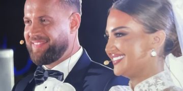 Luizi dhe Kiara kurorëzojnë lidhjen e tyre “live”: Çifti i Big Brother Vip Albania i thonë “po” njëri-tjetrit para kryebashkiakut Veliaj. Zyrtarisht burrë e grua!