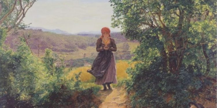 Misteri i vajzës në pikturën e vitit 1860 me celular në dorë…