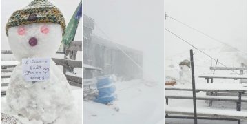 Reshje bore në Itali, pronari i një strehe krijon “dordolec” dhe uron Krishtlindjet…në Gusht