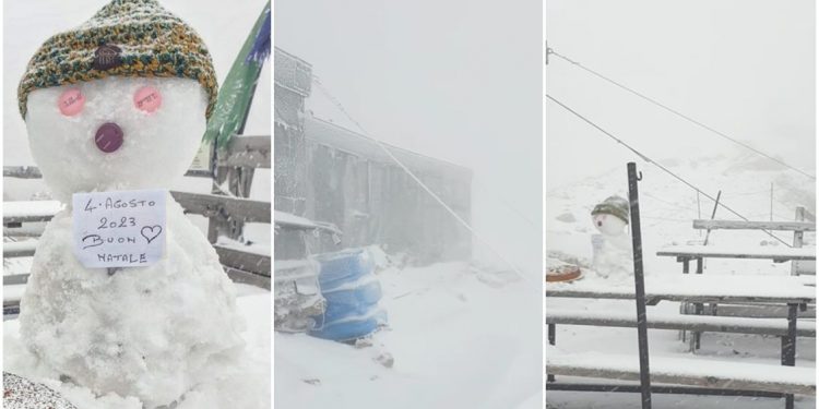 Reshje bore në Itali, pronari i një strehe krijon “dordolec” dhe uron Krishtlindjet…në Gusht