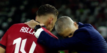 VIDEO/ “I qante zemra nga gëzimi”! Silvinjo thërriti Asllanin pasi shënoi Daku, nuk po i nxirrte dot fjalët lumturia