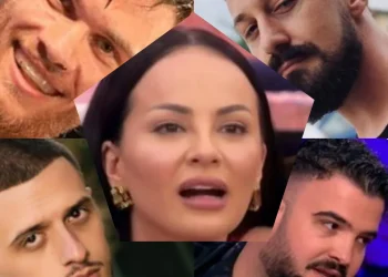 Katër dashnorët e Sara Gjordenit, 3 këngëtarë dhe 1 boksier, si po luan me Bardhin në BBV