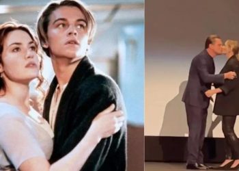 Kate Winslet dhe Leonardo DiCaprio shfaqen së bashku, takimi dhe puthja e tyre 27 vjet pas “Titanic